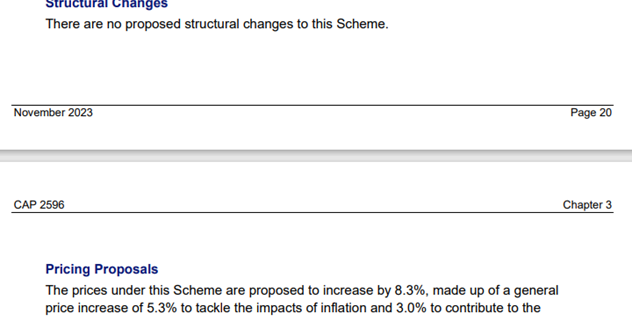 General Aviation Scheme – No structural changes