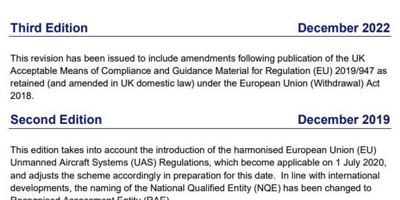 CAP 722B Amendment Details