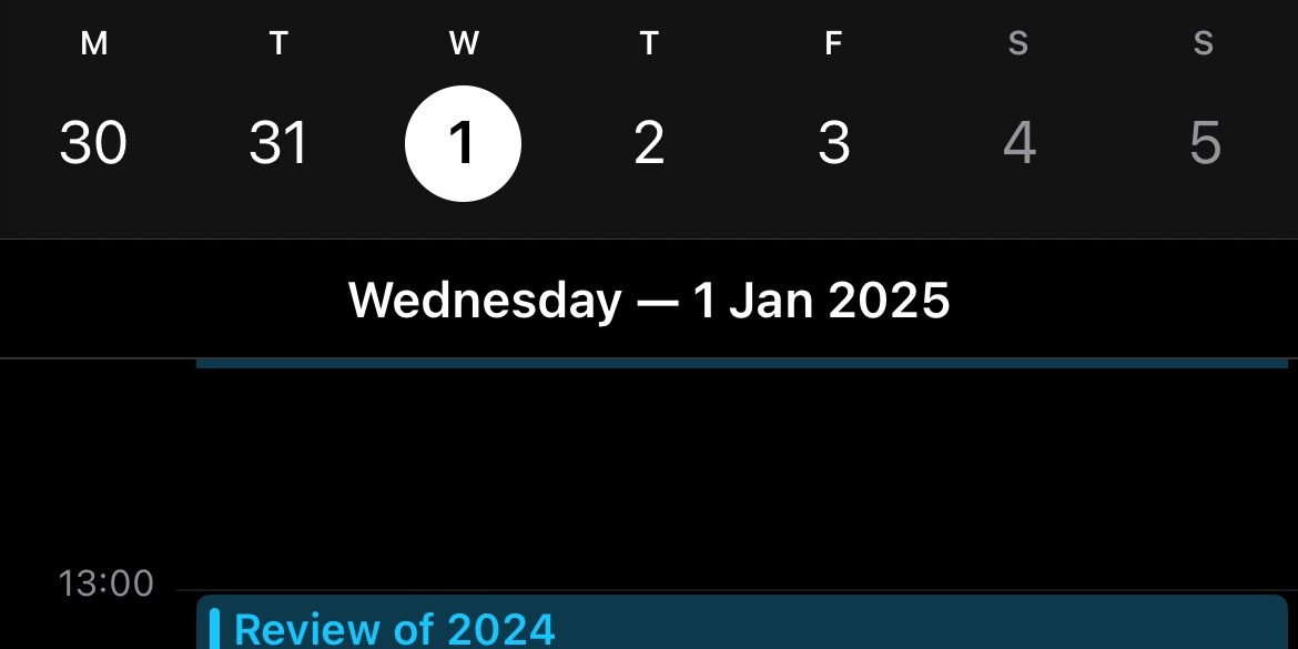 Review of 2024 Diary Entry